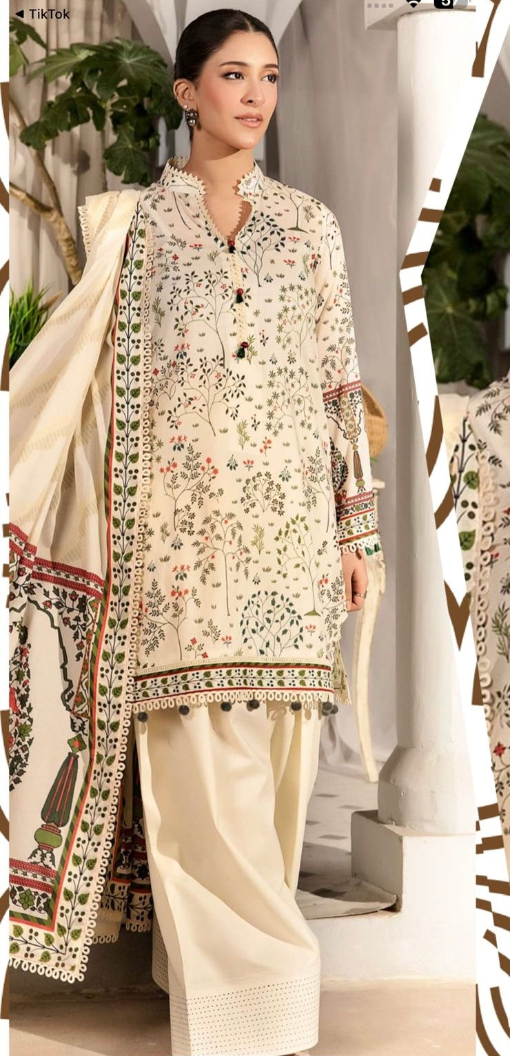 BAROQUE – Linen 3 Piece Digital Print Collection (With Brand Stamp)