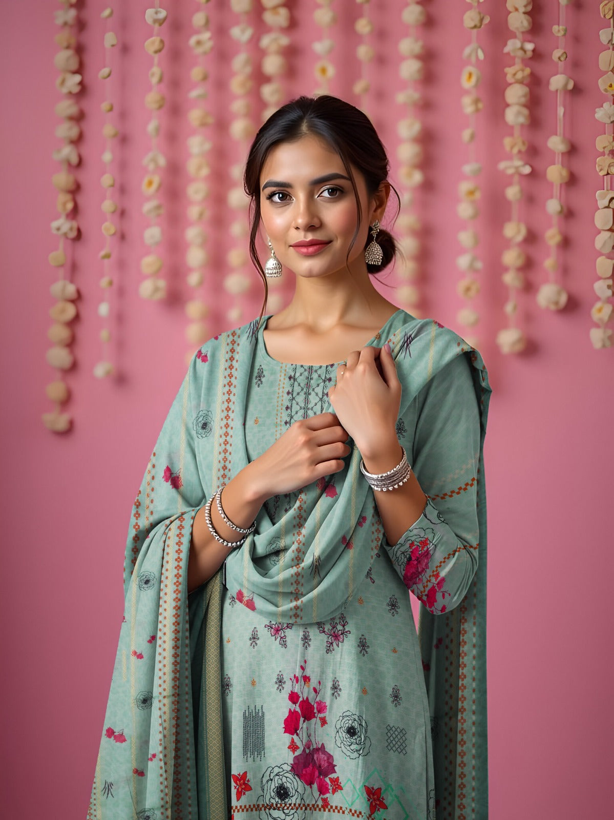 MAHAM – Linen 3 Piece Premium Winter Collection