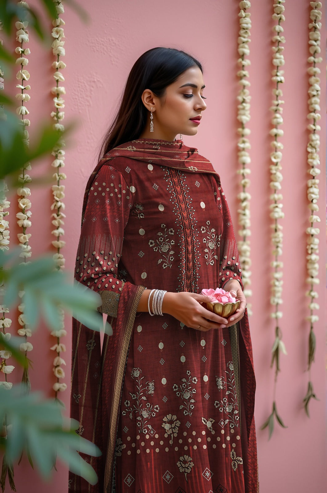 MAHAM – Linen 3 Piece Premium Winter Collection