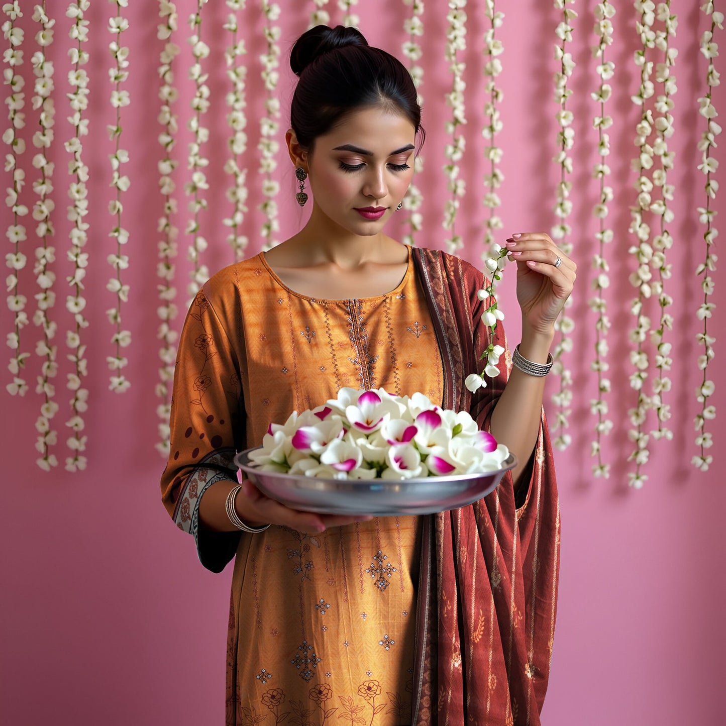MAHAM – Linen 3 Piece Premium Winter Collection