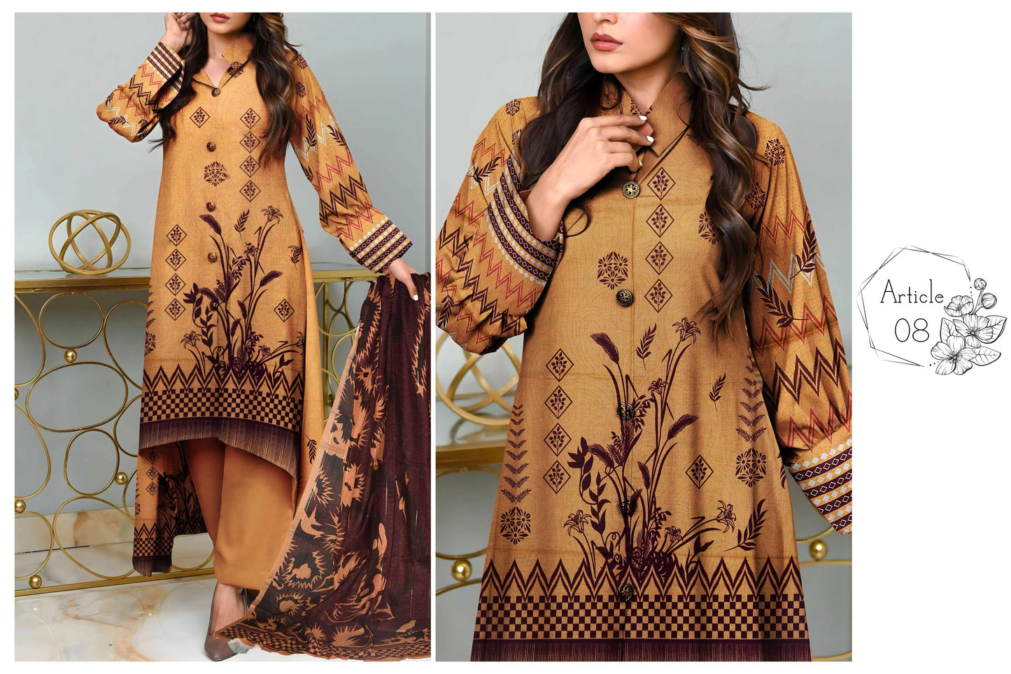 MAHAM 3-Piece Premium Lawn Collection