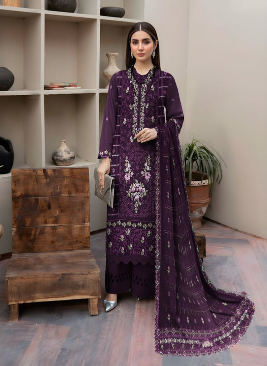 DHANAK – 3 Piece Luxury Embroidered Collection