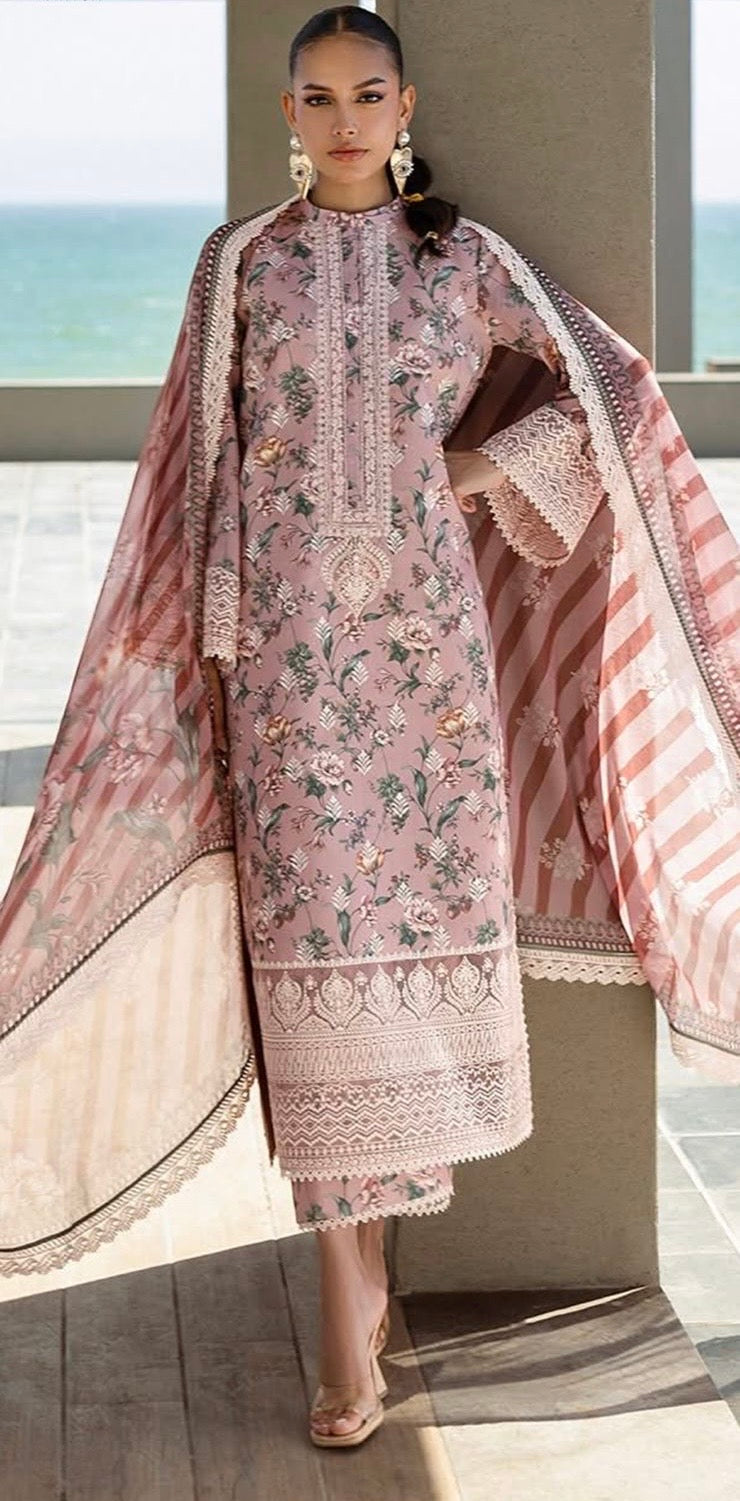 BAROQUE – Linen 3 Piece Digital Print Collection (With Brand Stamp)