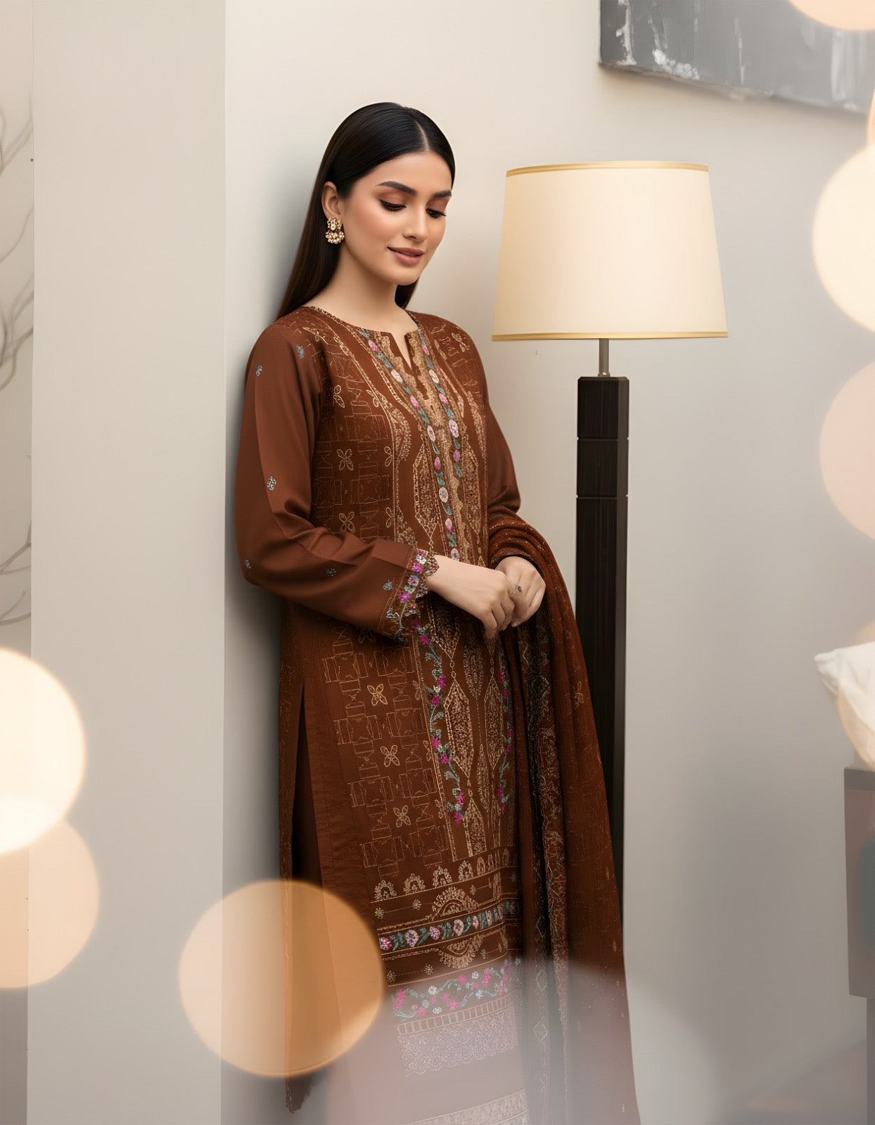 DHANAK – 3 Piece Luxury Embroidered Collection