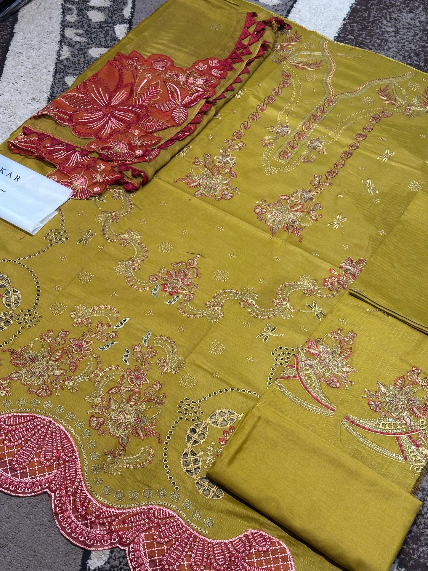 Qalamkar Oline Summer Collection'25 SOHA V-1504