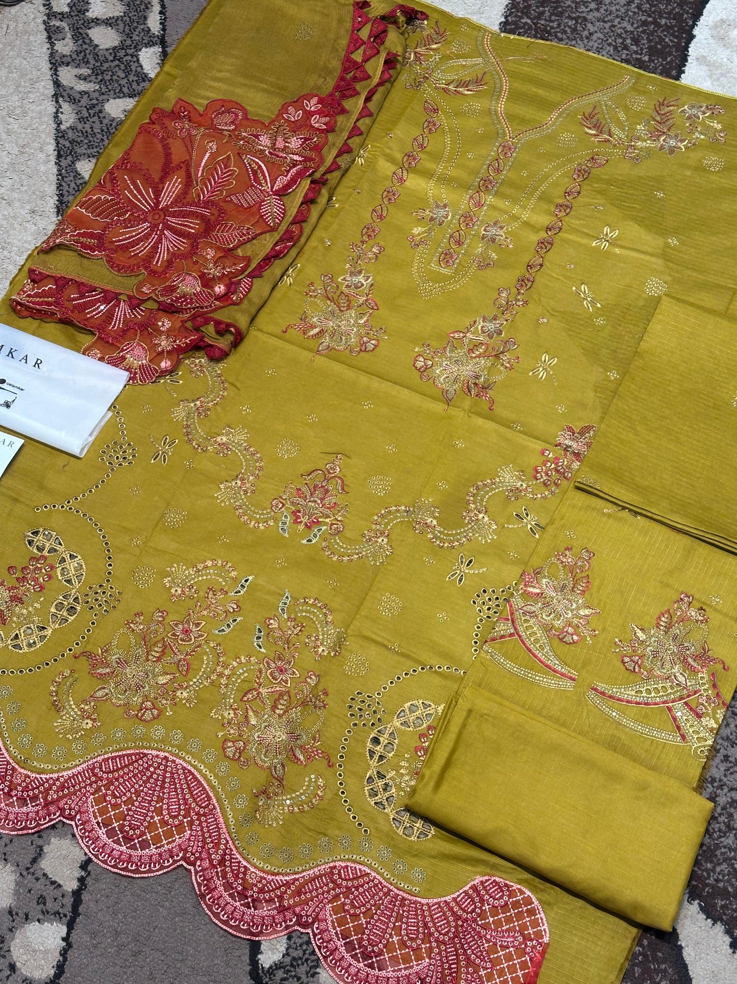 Qalamkar Oline Summer Collection'25 SOHA V-1504
