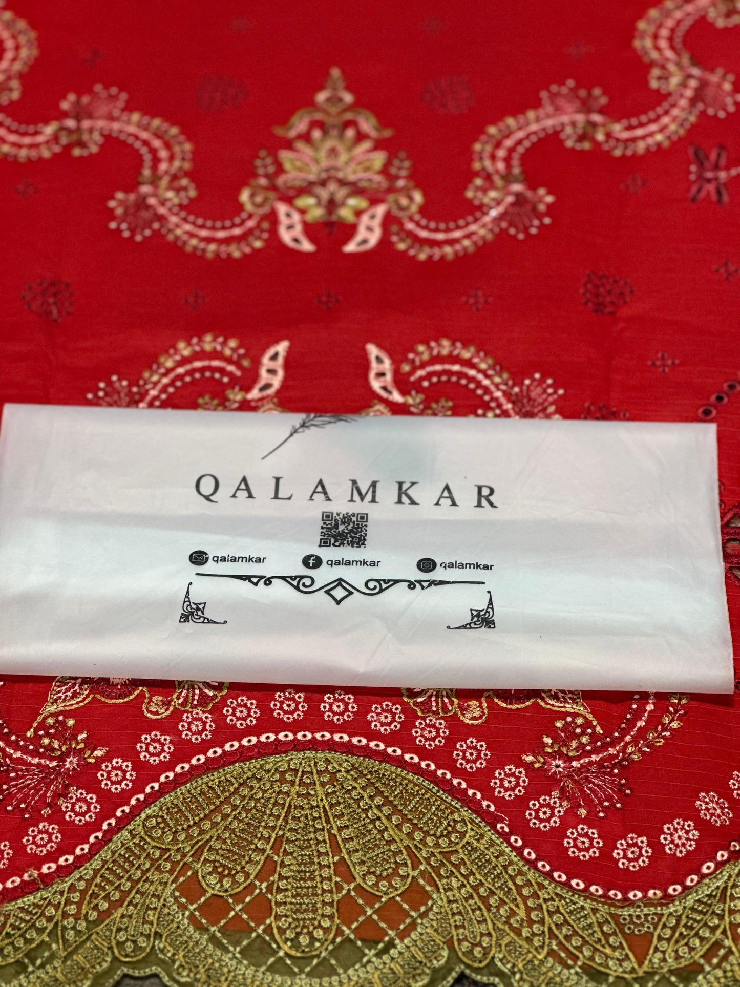 Qalamkar Oline Summer Collection'25 SOHA V-1504