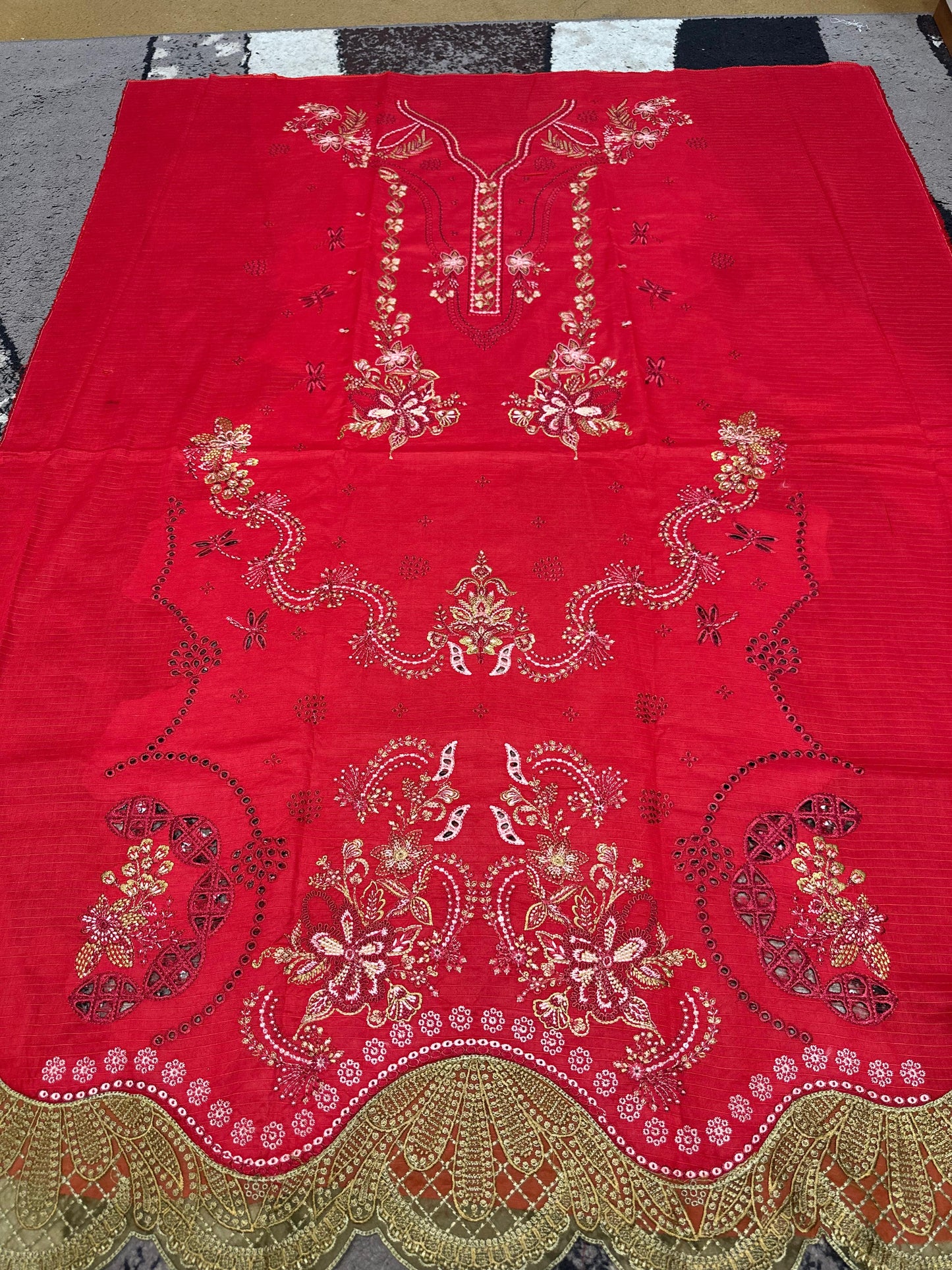 Qalamkar Oline Summer Collection'25 SOHA V-1504