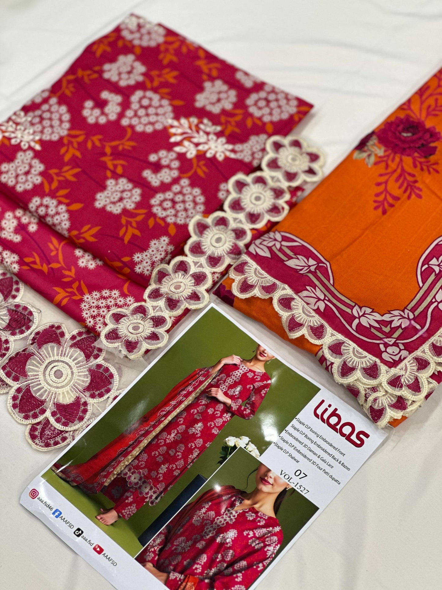 Linen 3-Piece Printed Suit with Embroidery (Copy) (Copy) (Copy)