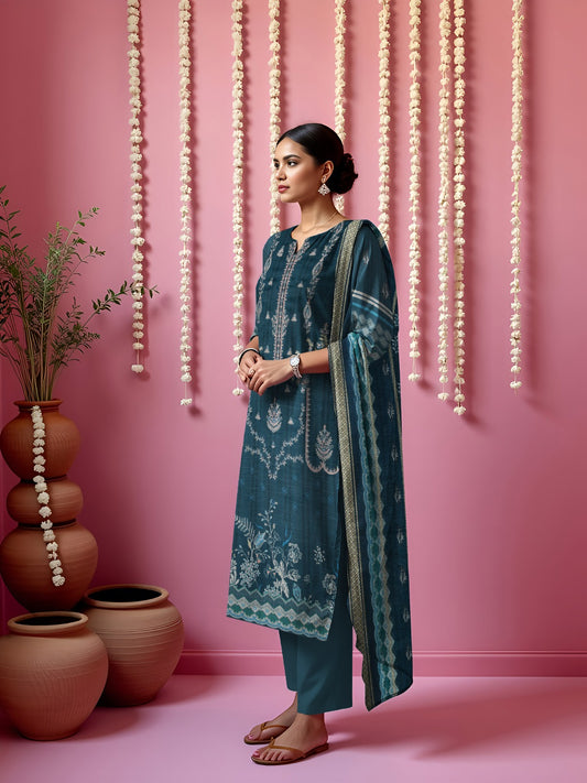 MAHAM – Linen 3 Piece Premium Winter Collection