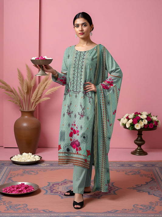 MAHAM – Linen 3 Piece Premium Winter Collection