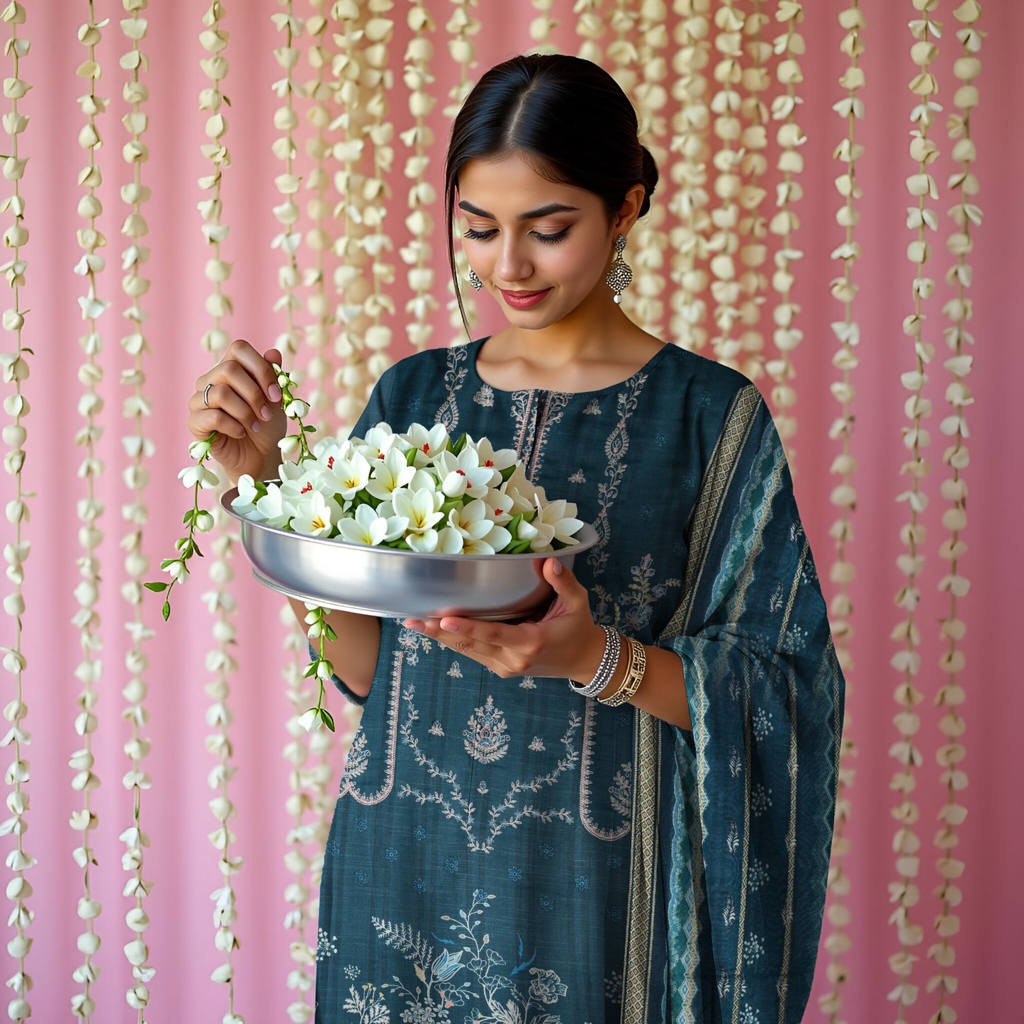 MAHAM – Linen 3 Piece Premium Winter Collection