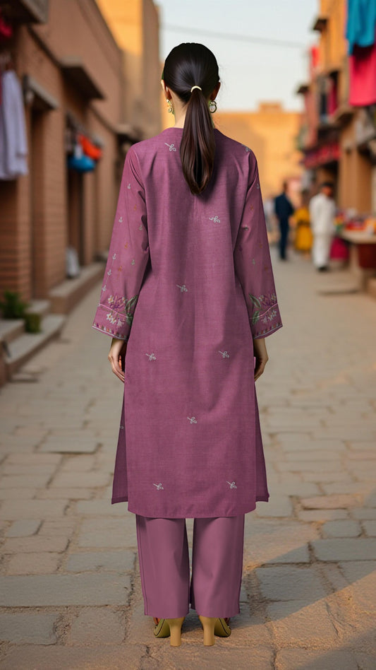 ELAN – Linen 3 Piece Luxury Embroidered Collection