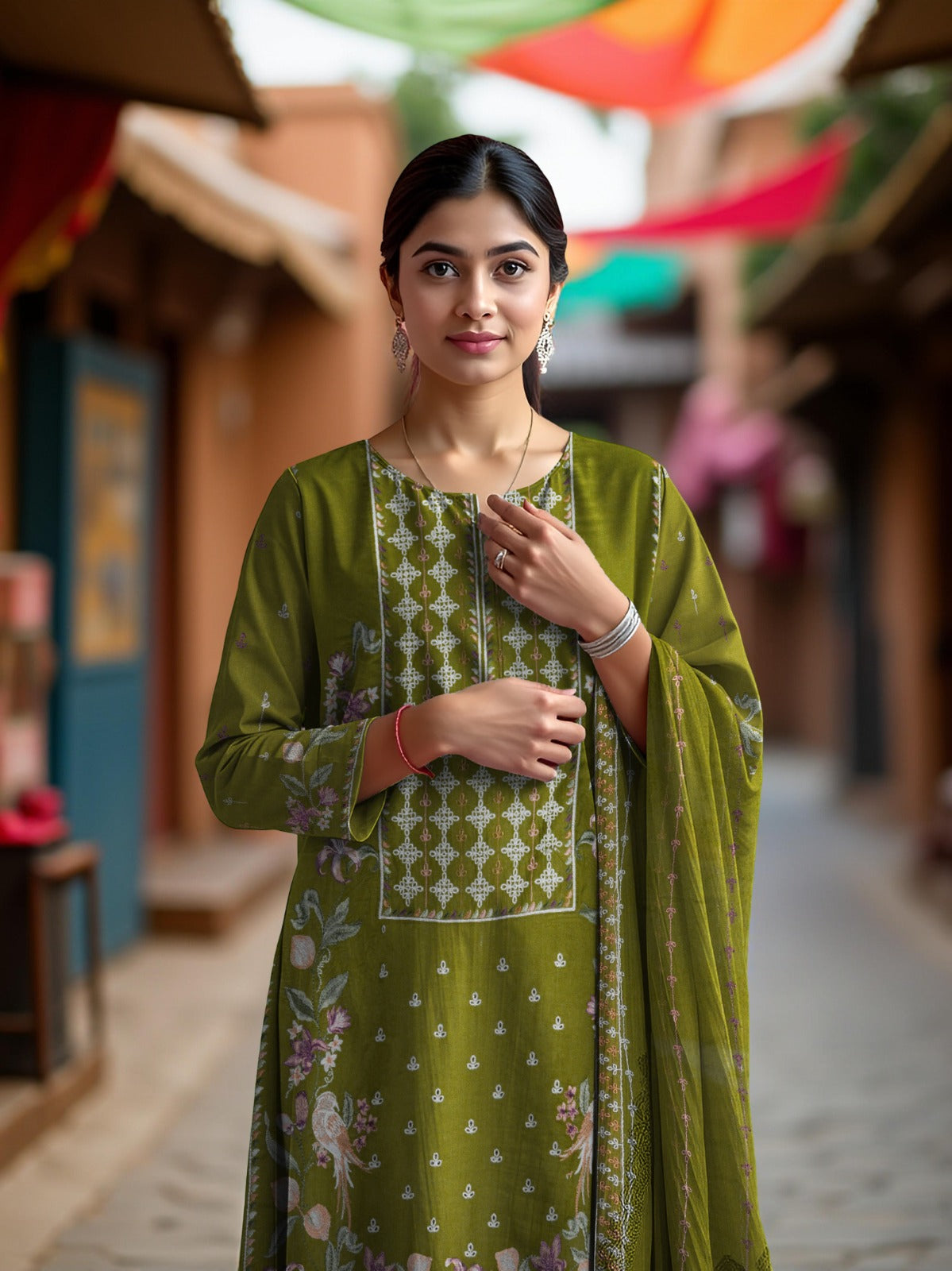 ELAN – Linen 3 Piece Luxury Embroidered Collection