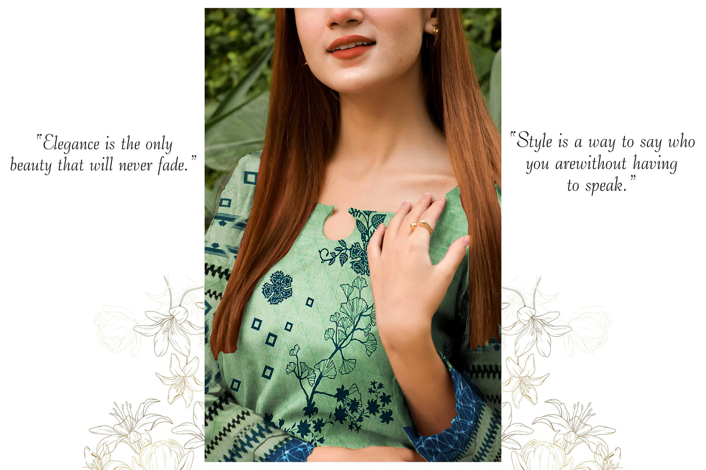 MAHAM 3-Piece Premium Lawn Collection