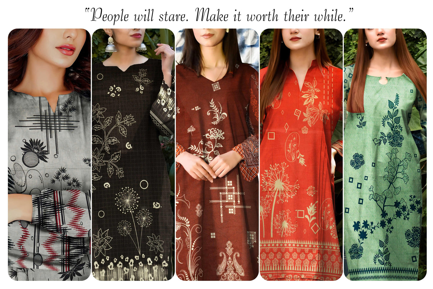 MAHAM 3-Piece Premium Lawn Collection