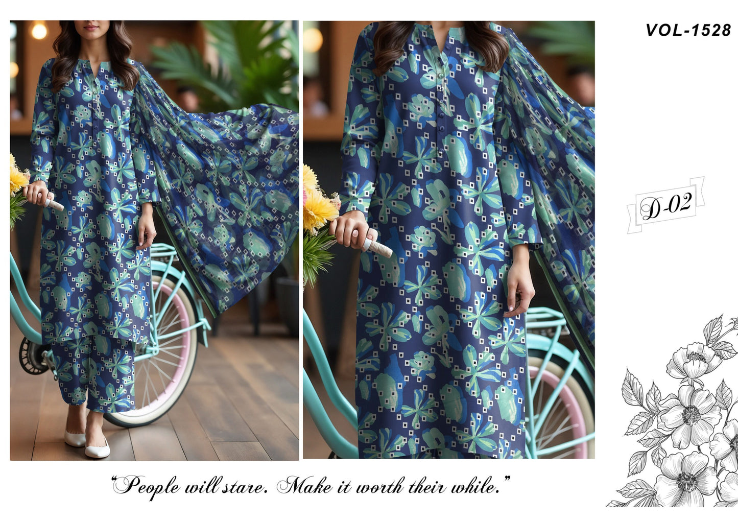 BAROQUE – Summer Lawn Collection